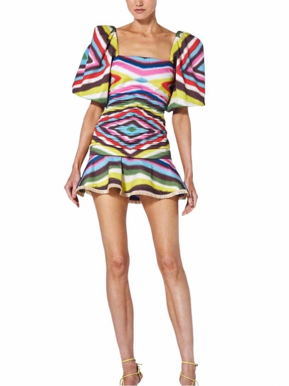 Alexis Multicolor Striped Mini Dress